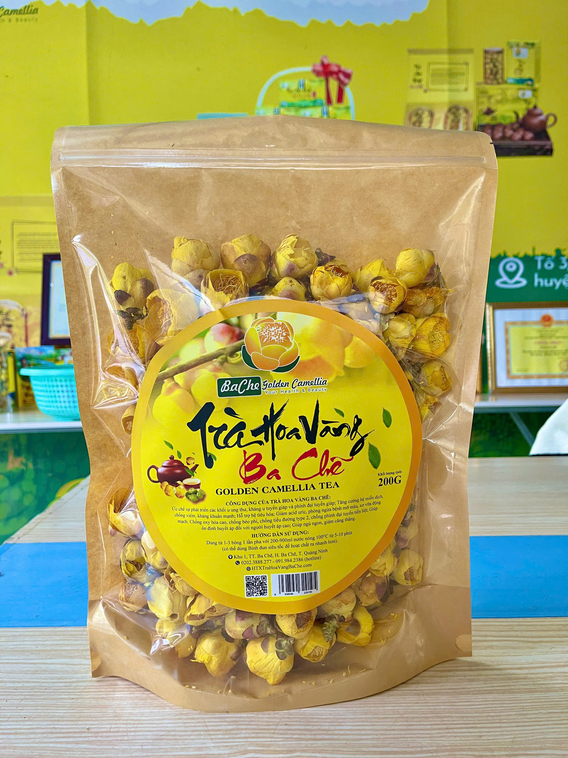 Trà hoa vàng Ba Chẽ loại 3 (100g)